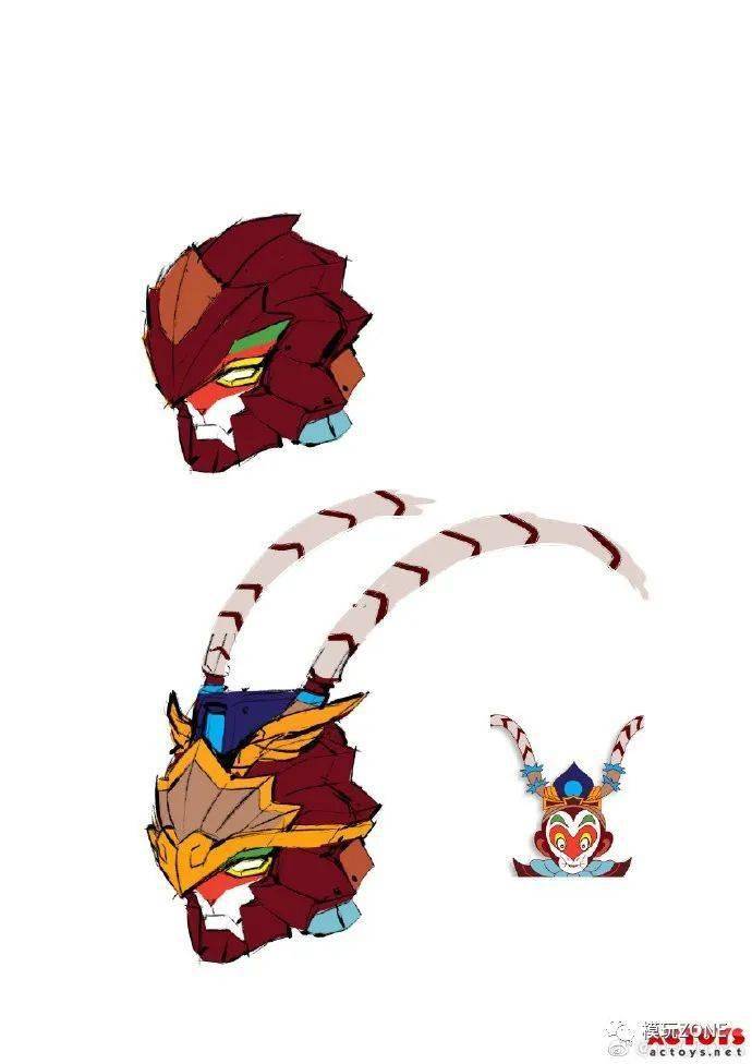 ag亚娱官网：
【转载】定海神针！变形金刚非官方 TFC 东风大圣 创意设计图公布(图2)